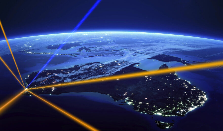 Australia-first communications network for high-speed data in space
